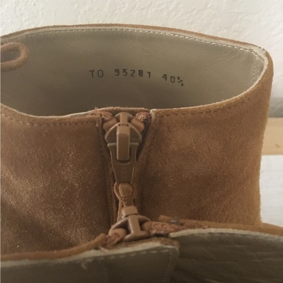 Stuart Weitzman Suede Ankle "Grandiose" Boots Size 40.5 - Picture 7 of 11